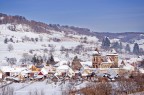 Valea Viilor, the village in wintertime